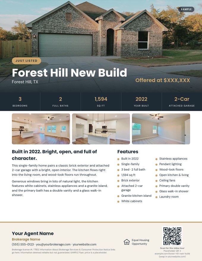 Sample flyer
